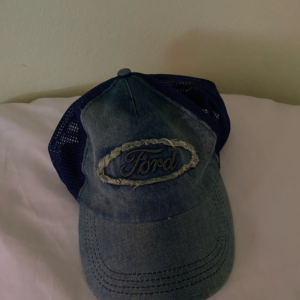 Ford Blue Denim Cap